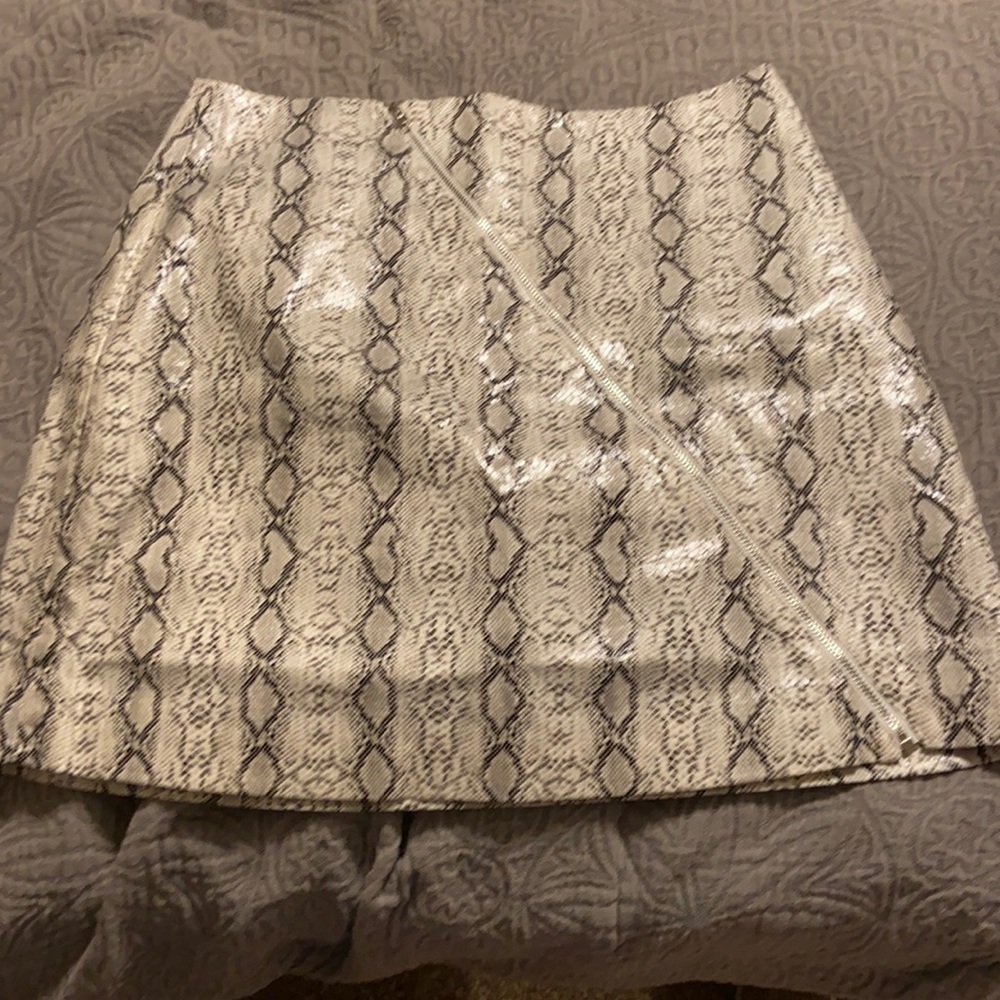 Snake skin skirt